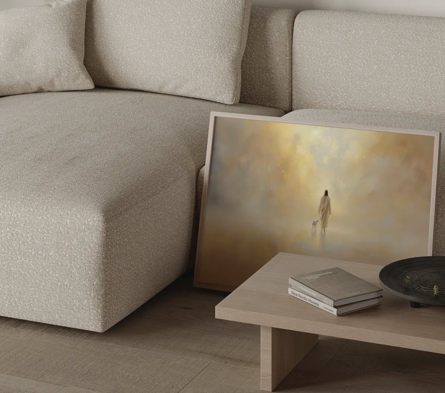 Meaningful Christian gift for difficult times, art print symbolizing hope and being found