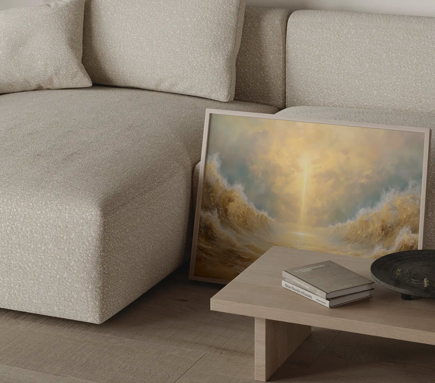 Exodus biblical scene print showing God's deliverance and faith over fear – JesusArtworks