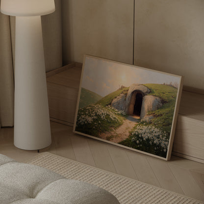 The Empty Tomb – Resurrection Morning Christian Wall Art