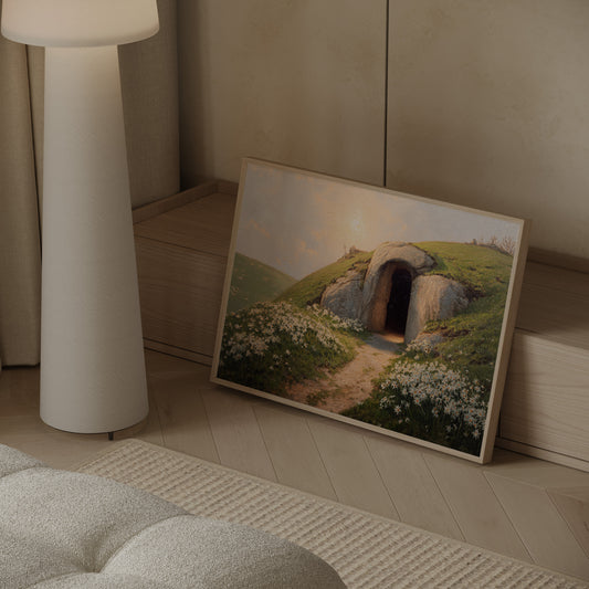 The Empty Tomb – Resurrection Morning Christian Wall Art