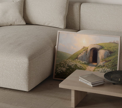 The Empty Tomb – Resurrection Morning Christian Wall Art