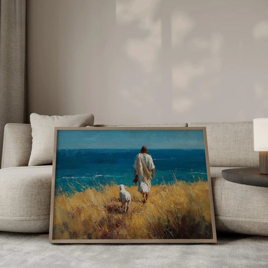 Leaves the 99 – The Good Shepherd Christian Wall Art