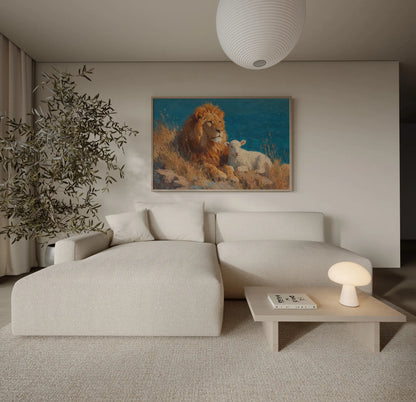 Worthy Is the Lamb – Lion of Judah Christian Wall Art