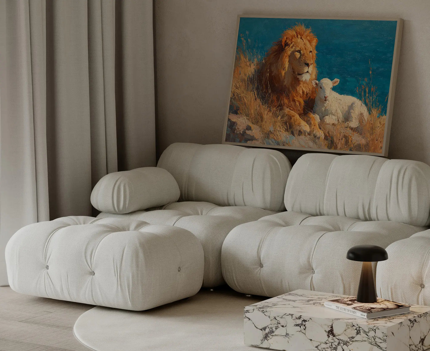 Worthy Is the Lamb – Lion of Judah Christian Wall Art