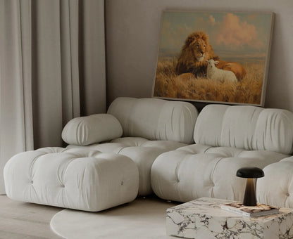 Peace of the Kingdom – Lion and Lamb Christian Wall Art